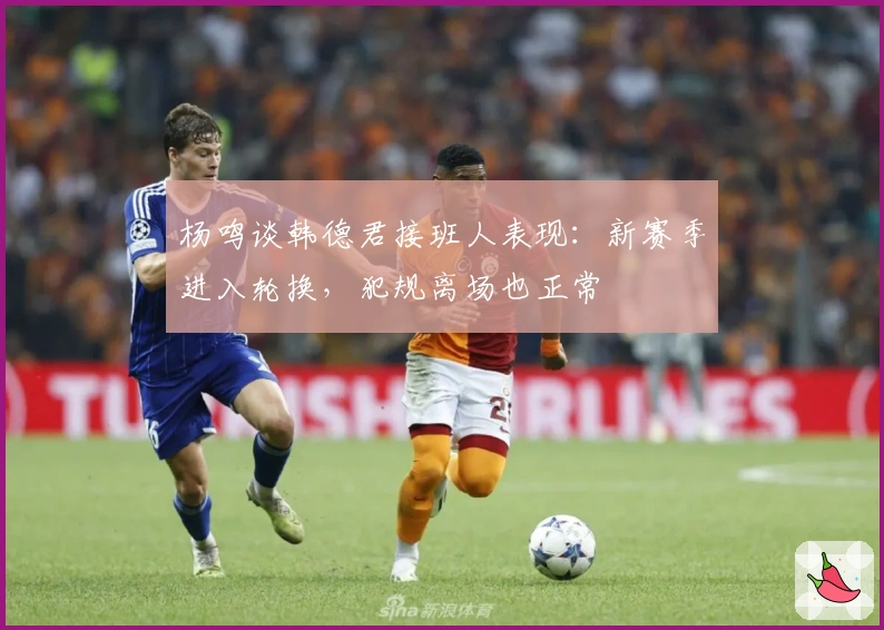 杨鸣谈韩德君接班人表现：新赛季进入轮换，犯规离场也正常