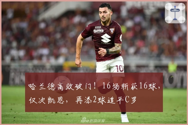 哈兰德高效破门！16场斩获16球，仅次凯恩，再添2球追平C罗